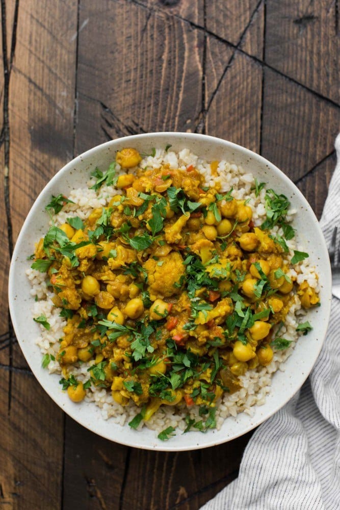 African Curry with Chickpeas (Cape Malay Curry)
