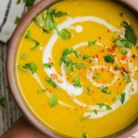 Spiced Coconut Summer Squash Soup | @naturallyella