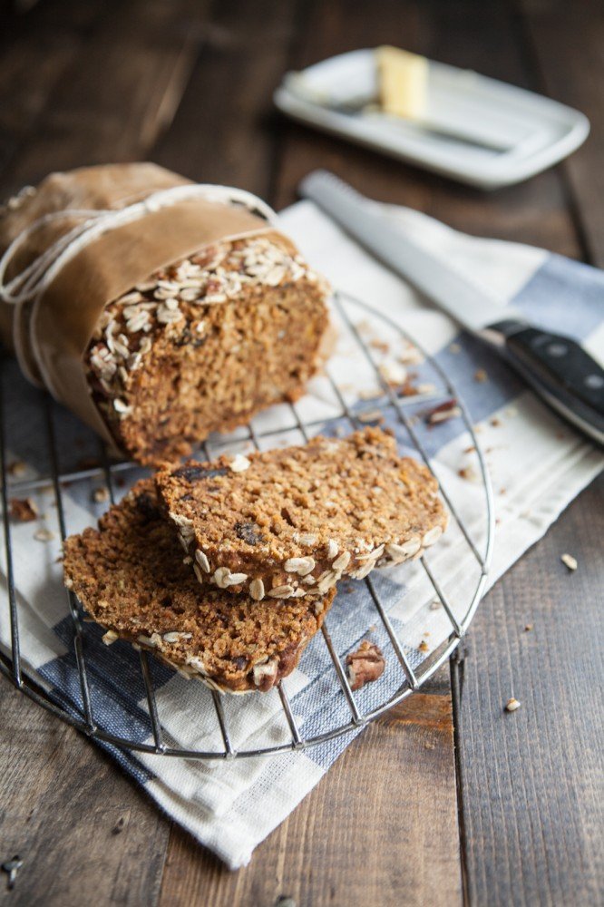 Pumpkin Oat Bread