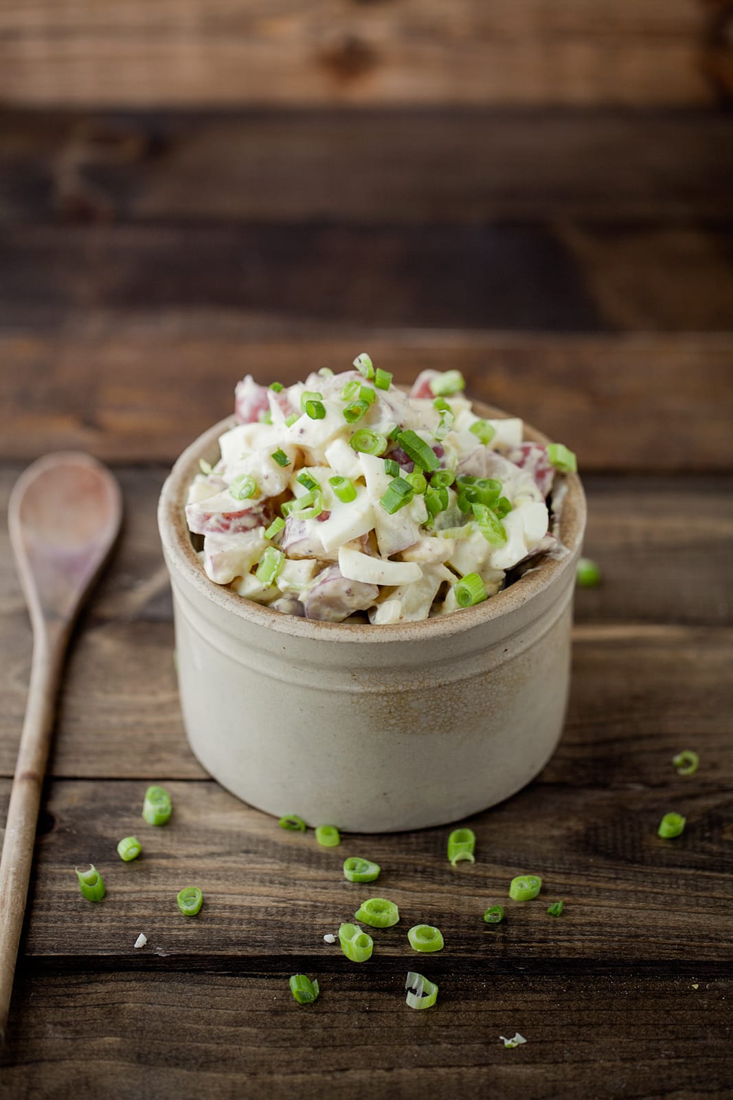 Warm Mustard Potato Salad (No Mayo!)