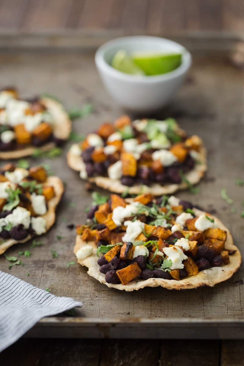 Black Bean Tostadas with Chipotle Butternut Squash | http://todays-picks.store