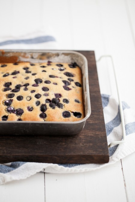 Blueberry Maple Corn Cake