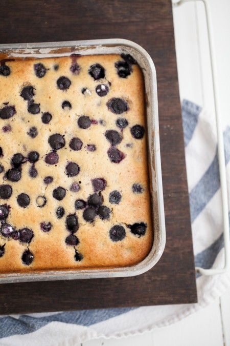 Blueberry Maple Corn Cake