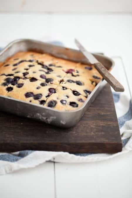 Blueberry Maple Corn Cake