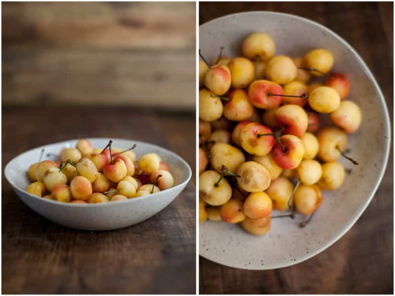 Roasted Cherry, Barley, and Goat Cheese Salad