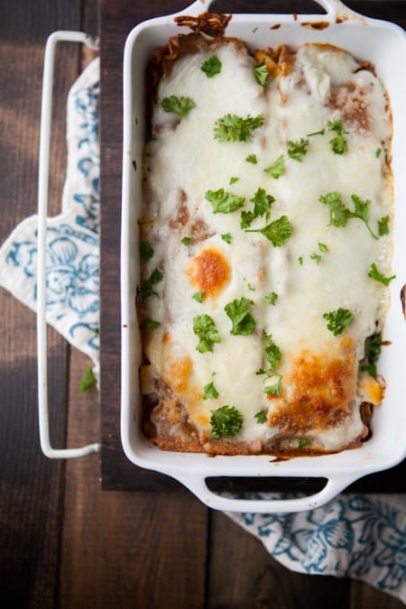 Pumpkin and Blue Cheese Lasagna