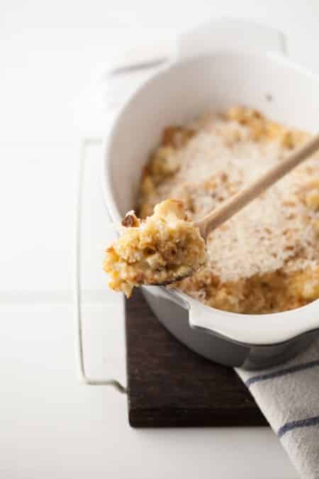 Cheddar and Roasted Cauliflower Gratin