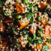 Roasted Chipotle Sweet Potato and Sorghum Salad