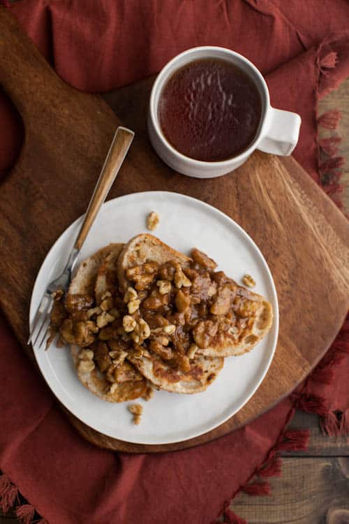 Banana French Toast with Walnuts
