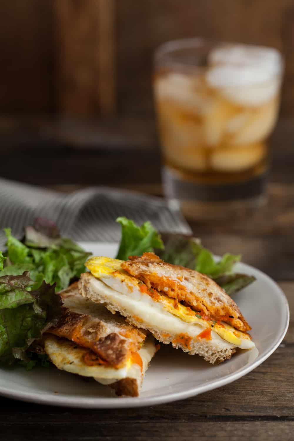 Harissa + Egg Grilled Cheese Sandwich