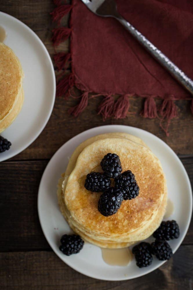 Einkorn Ricotta Pancakes