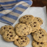 Barley Chocolate Chip Cookies | Naturally Ella