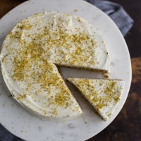 Pistachio Olive Oil Cake | Naturally Ella