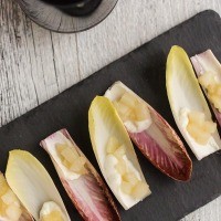 Ginger Pear and Goat Cheese Endive Appetizer | Naturally Ella