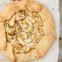 Parsnip and Thyme Galette | @naturally (from The Easy Vegetarian Kitchen)