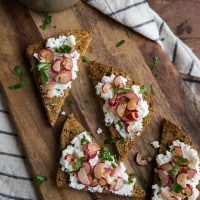 Buttered Radish and Ricotta Toast | @naturallyella