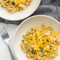 Cauliflower Barley Risotto | @naturallyella