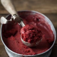 Blackberry Sorbet | @naturallyella