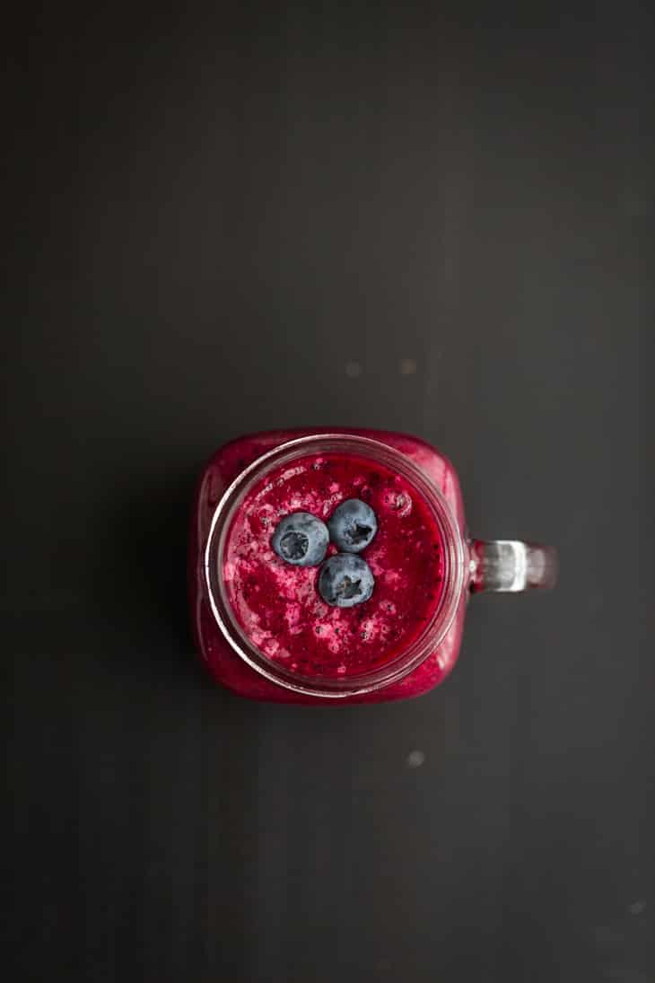 Blueberry Black Tea Smoothie | Steeped