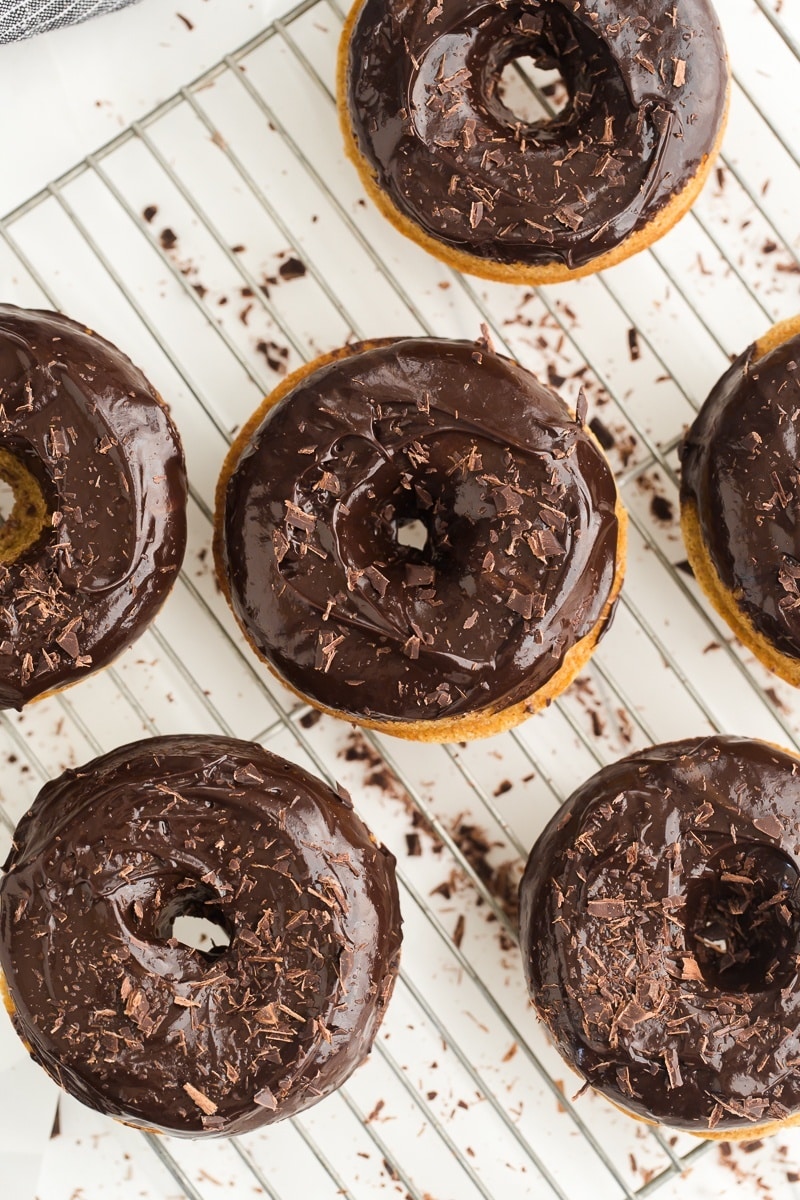 Buttermilk Spelt Baked Doughnuts with Ganache Frosting | http://todays-picks.store