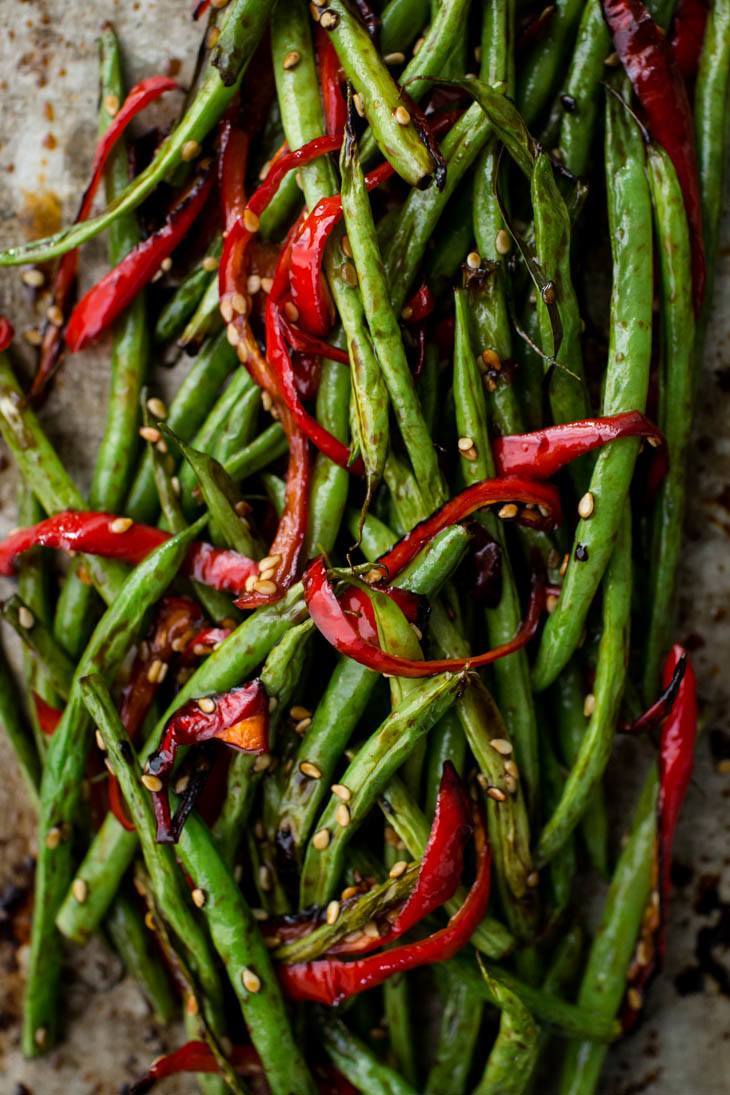 Roasted Green Beans and Red Pepper | http://todays-picks.store