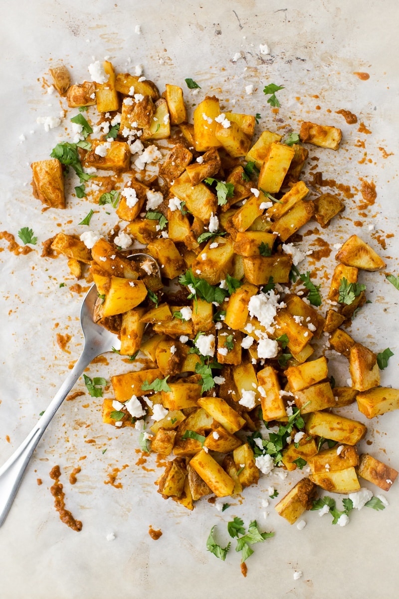 Roasted Potatoes with Harissa | http://todays-picks.store