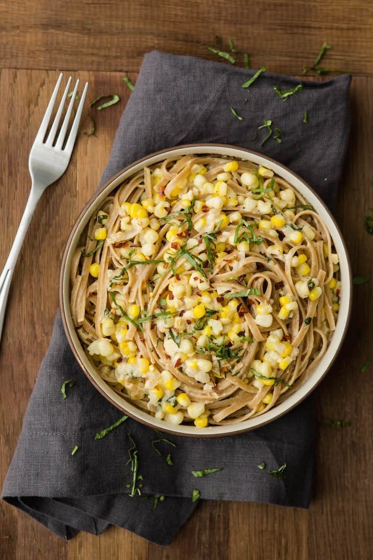 Quick Goat Cheese and Sweet Corn Pasta | http://todays-picks.store