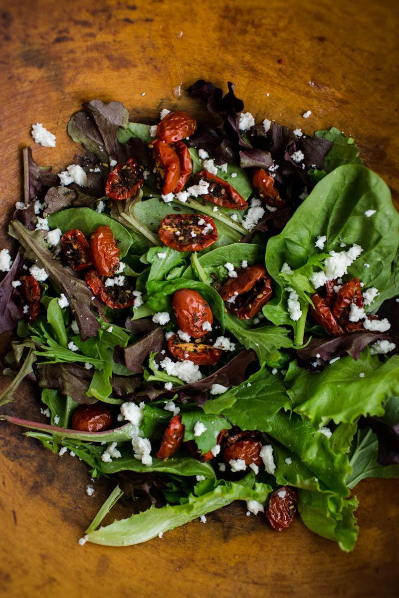 Za'atar Roasted Tomato Salad with Feta