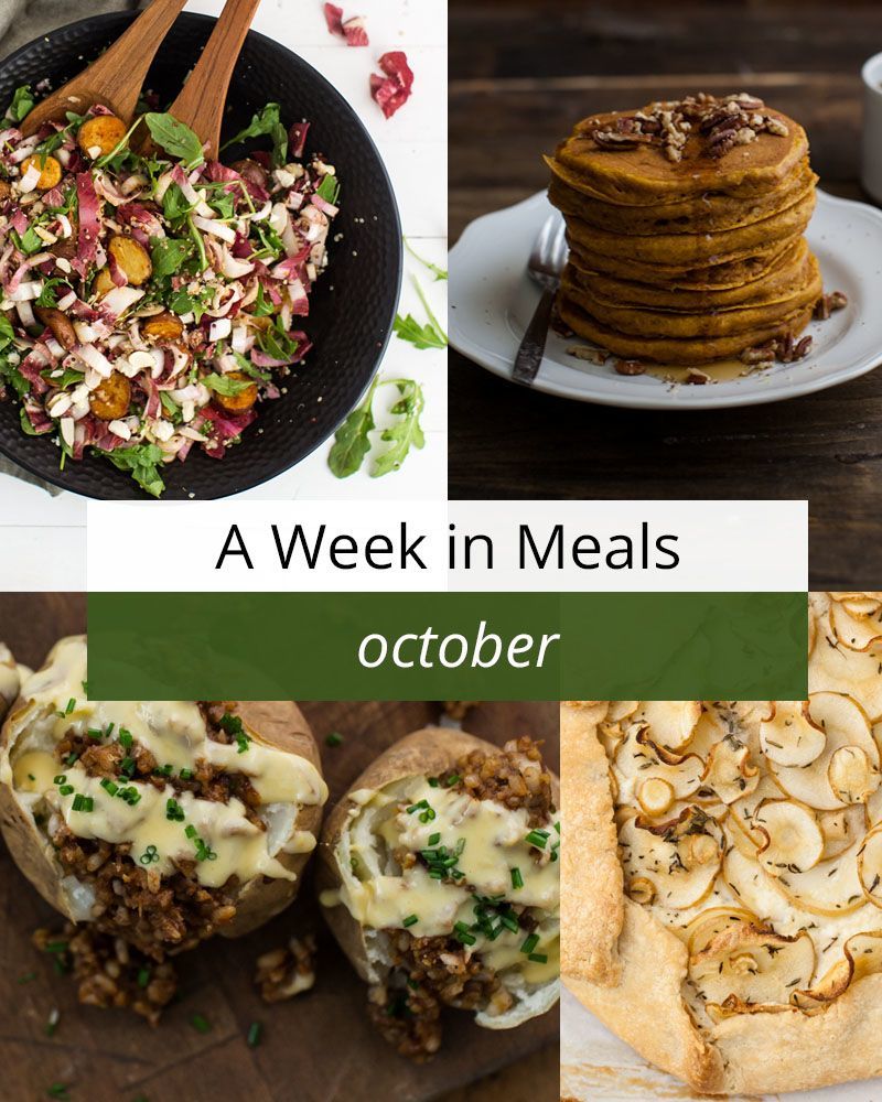 A Week in Vegetarian Meals for October | http://todays-picks.store