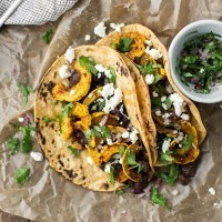 Delicata Squash Tacos with Black Beans | http://todays-picks.store