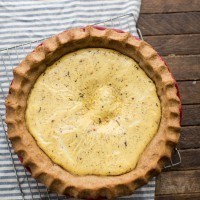 Maple Custard Pie with Spelt Crust