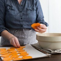 Roasting Sweet Potatoes