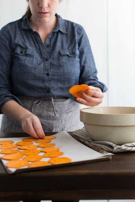 Roasting Sweet Potatoes