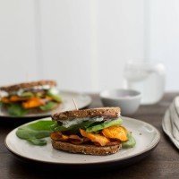 Chili Roasted Sweet Potato Sandwich