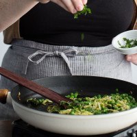 Adding Cilantro