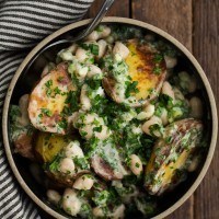 Braised Potato Salad with White Beans