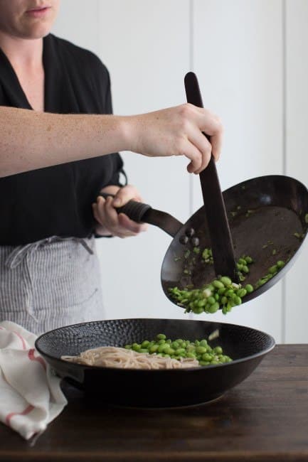 Soba Noodles and Cooked Edamame