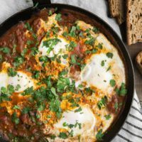 Curried Eggs with Spinach | @naturallyella