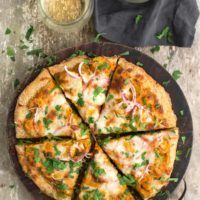 Romesco Potato Pizza | @naturallyella