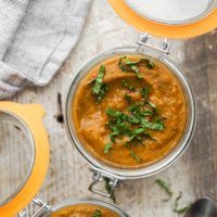 Roasted Tomato Gazpacho | @naturallyella