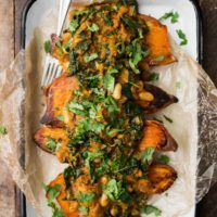 White Bean Masala Smothered Sweet Potatoes | http://todays-picks.store