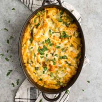 Sweet Potato Mac and Cheese with Spinach | @naturallyella