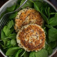 Quinoa Potato Cakes | @naturallyella