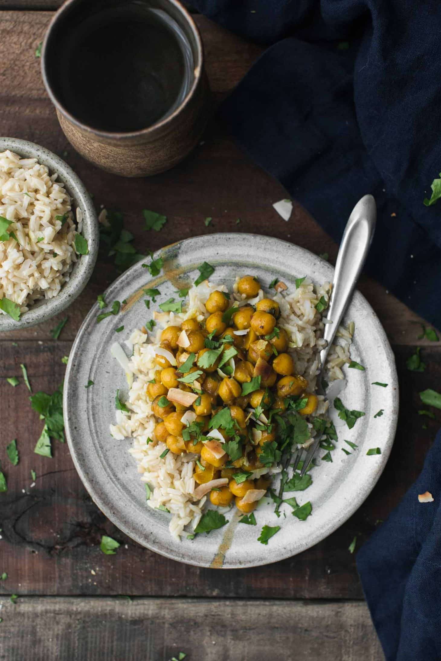 Turmeric Chickpeas with Coconut | Naturally Ella