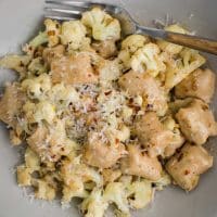 White Bean Gnocchi with Cauliflower | Naturally Ella