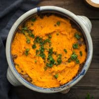 Lentil Shepherd's Pie with Sweet Potatoes | @naturallyella