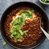 Berbere Black Lentil Stew | Naturally Ella