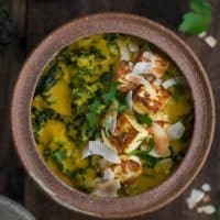 Creamy Carrot Curry with Kale and Paneer | Naturally Ella