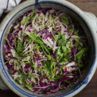 Cold Soba Noodle Salad with Cabbage and Kohlrabi | Naturally Ella