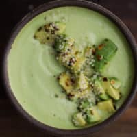Chilled Cucumber and California Avocado Soup | Naturally Ella
